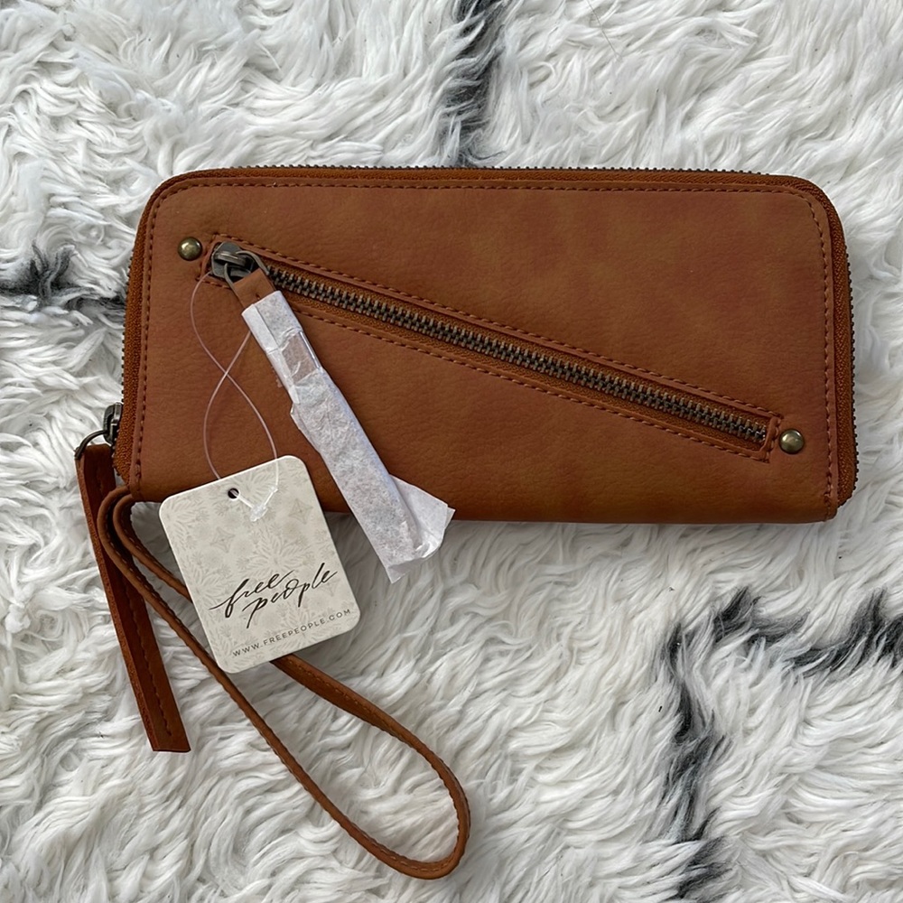 Free People Distressed Vegan Wallet